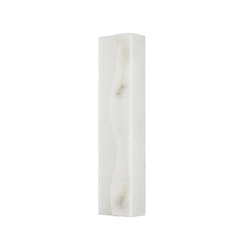 Sanger Small Bath Sconce in Soft White / Polished Nickel