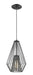 Quintus 1 Light Mini Pendant in Matte Black