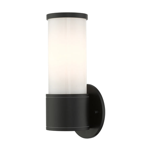 Norfolk Mini Outdoor ADA Wall Lantern in Textured Black