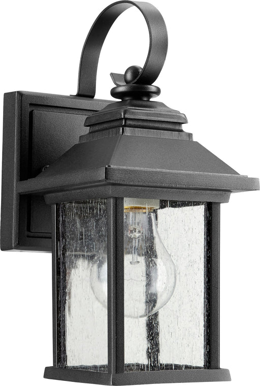 Pearson 10" 1 Light Outdoor Wall Light in Textured Black