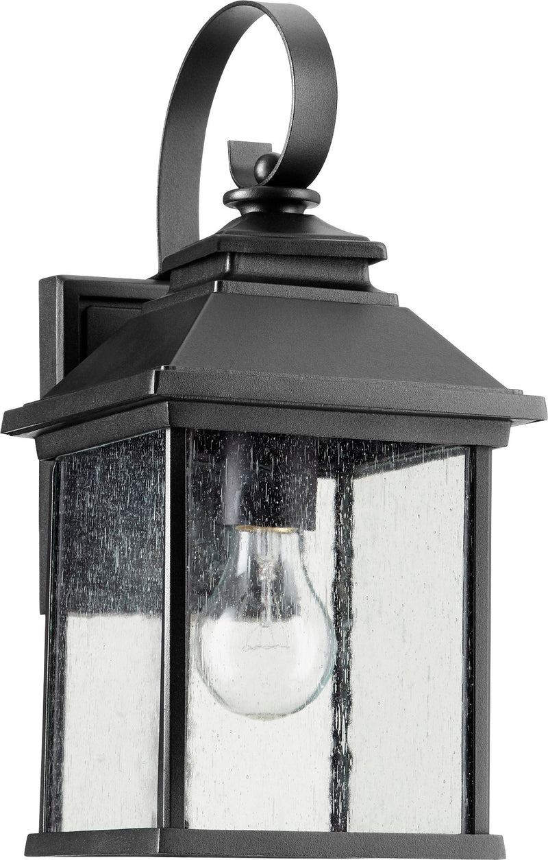 Pearson 14" 1 Light Outdoor Wall Light in Textured Black