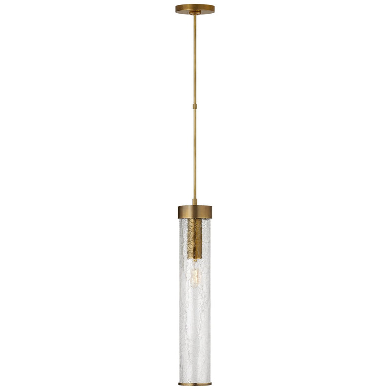 Liaison Long Pendant in Antique-Burnished Brass