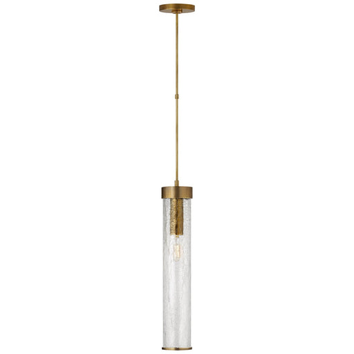 Liaison Long Pendant in Antique-Burnished Brass