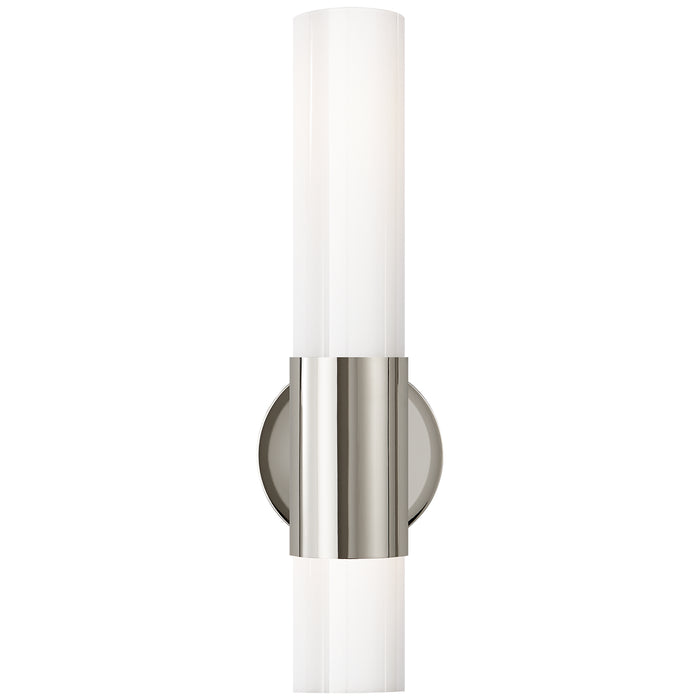 Penz Two Light Wall Sconce in Polished Nickel