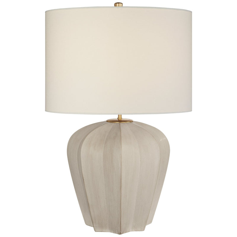 Pierrepont Medium Table Lamp in Stone White