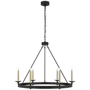 Launceton Six Light Chandelier in Bronze