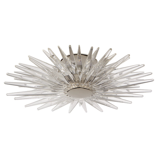 Quincy2 LED Flush Mount in Polished Nickel