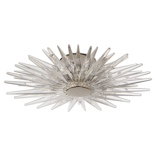 Quincy Small Flush Mount in Polished Nickel
