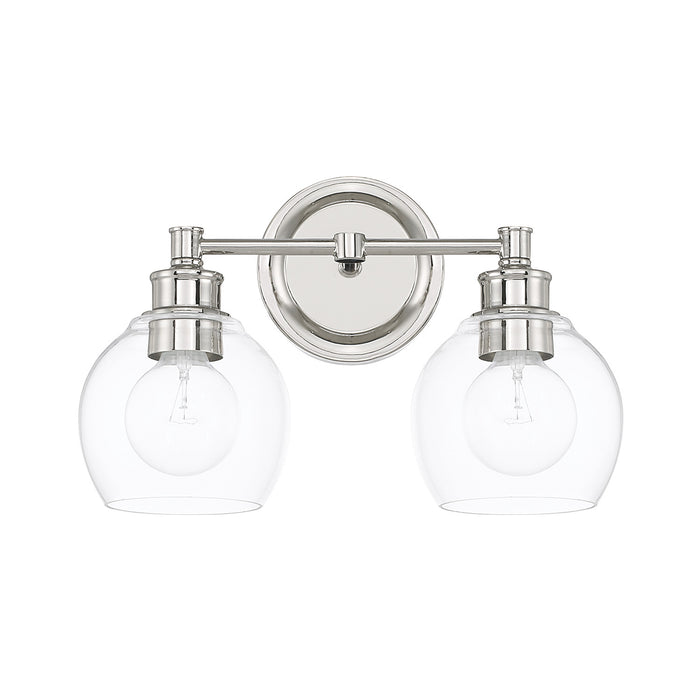 Mid-Century 2-Light Bathroom Vanity - Lamps Expo