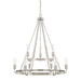 Tanner 9-Light Chandelier in Brushed Nickel - Lamps Expo