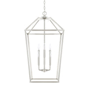 Birch 6-Light Foyer Pendant in Brushed Nickel - Lamps Expo