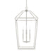 Birch 6-Light Foyer Pendant in Brushed Nickel - Lamps Expo