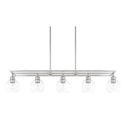 Mid-Century 5-Light Island Chandelier - Lamps Expo