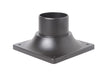 Pole Adapter Cast Post Head Adapter in Oiled Bronze Outdoor