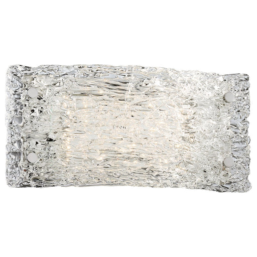 Forest Ice 12" LED Wall Sconce in Chrome