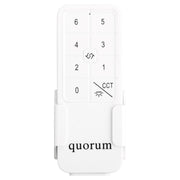 DC Remote with 5-DIP Switches in White