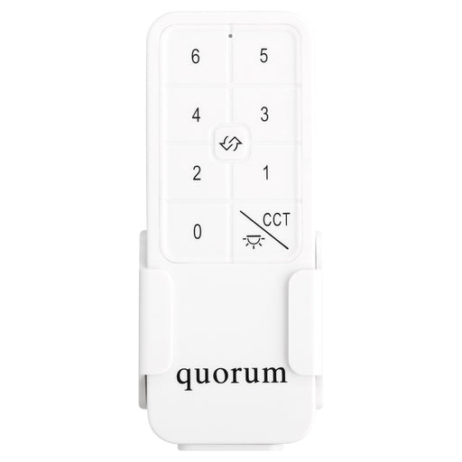 DC Remote with 5-DIP Switches in White