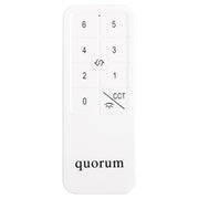DC Remote with 5-DIP Switches in White