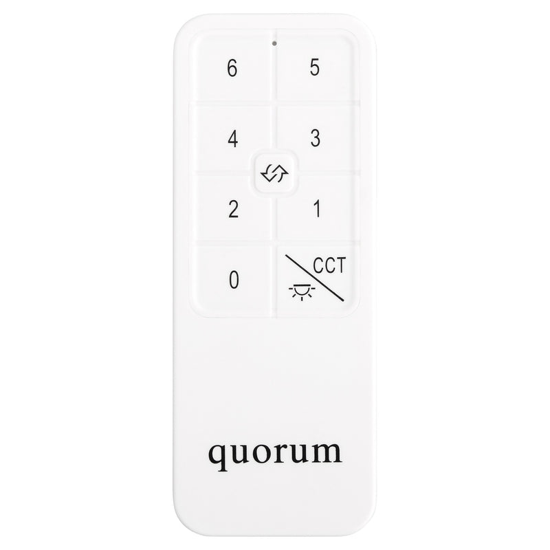 DC Remote with 5-DIP Switches in White