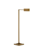 Ruxley Floor Lamp in Polished Antique Brass