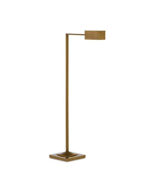 Ruxley Floor Lamp in Polished Antique Brass