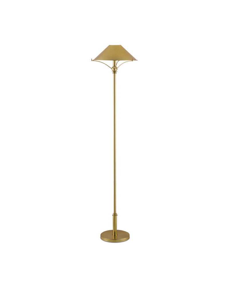 Maarla Floor Lamp in Polished Brass