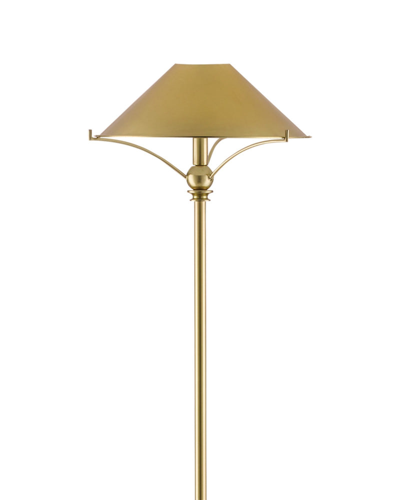 Maarla Floor Lamp in Polished Brass