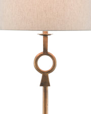 Germaine Floor Lamp in Antique Brass