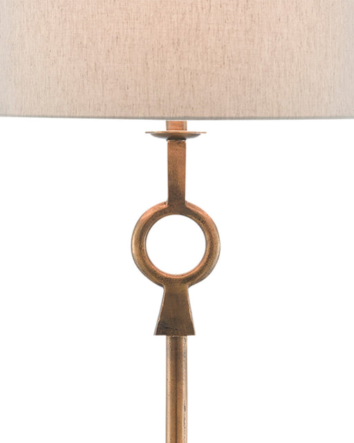 Germaine Floor Lamp in Antique Brass