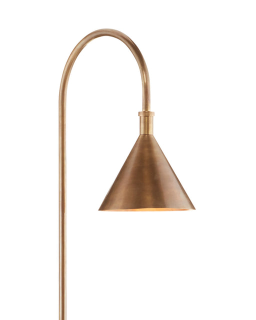 Vision Floor Lamp in Vintage Brass / Black
