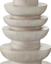 Malayan Floor Lamp in Whitewash