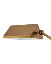 Repertoire Floor Lamp in Antique Brass / White