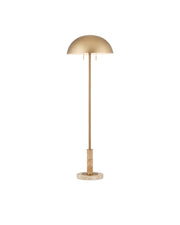 Miles Floor Lamp in Natural / Polished Brass
