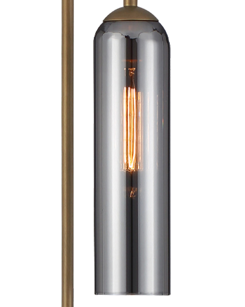 Severn Floor Lamp in Antique Brass / Oil Rubbed Bronze / Smoke