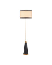 Gieves Floor Lamp in Black / Bronze / Antique Brass