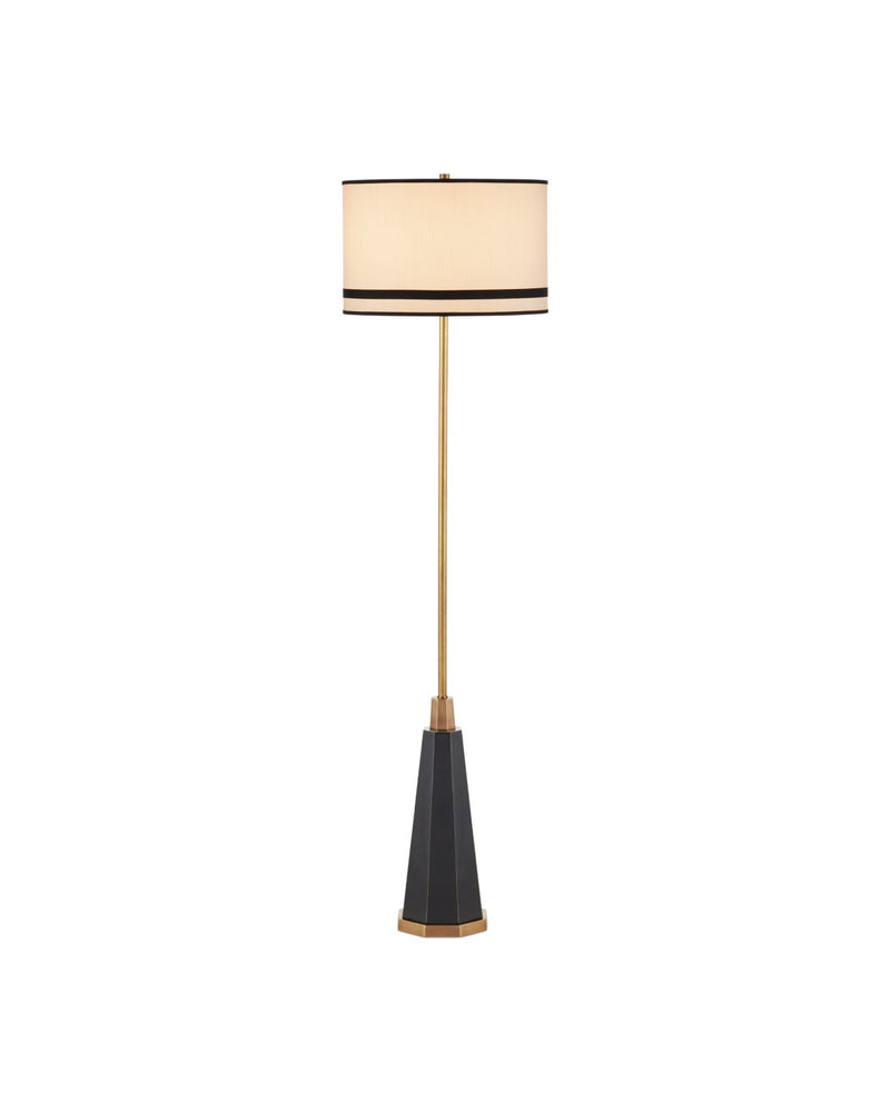 Gieves Floor Lamp in Black / Bronze / Antique Brass