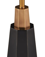 Gieves Floor Lamp in Black / Bronze / Antique Brass