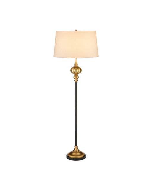 Haines Floor Lamp in Bronze / Vintage Brass