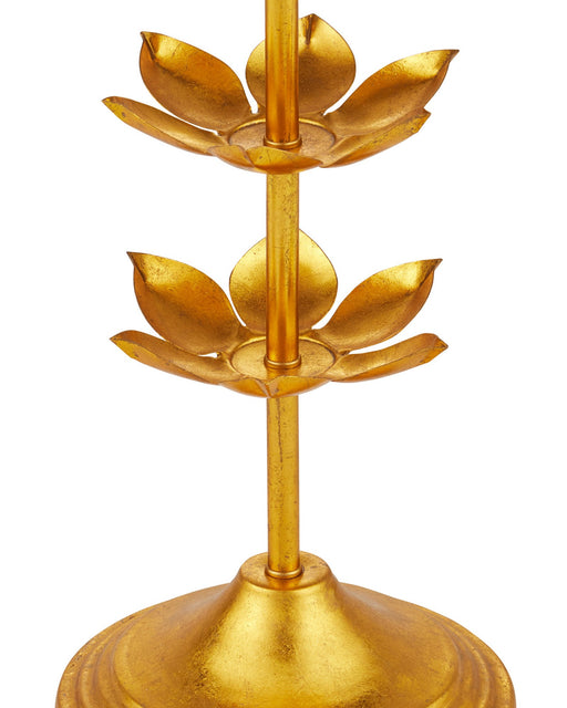 Awakening Floor Lamp in Gold Leaf