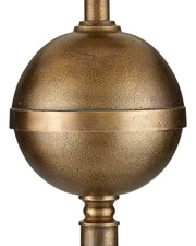 Boullee Floor Lamp in Antique Brass