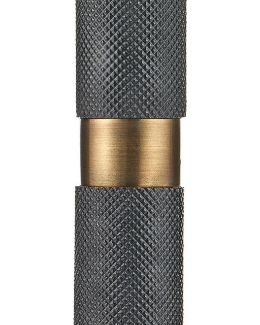 Gavin Floor Lamp in Brass Antique / Matte Black