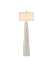 Turbinella Floor Lamp in Sugar White / Natural