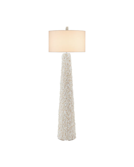 Turbinella Floor Lamp in Sugar White / Natural