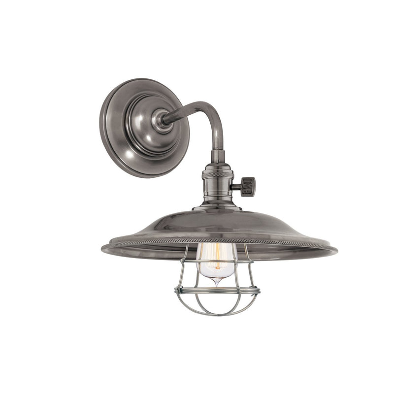 Heirloom Wall Sconce in Historic Nickel