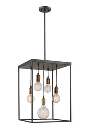 Troubadour 5 Light 16" Pendant in Bronze