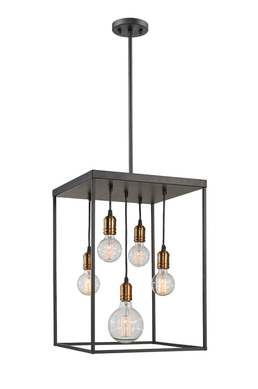 Troubadour 5 Light 16" Pendant in Bronze