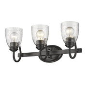 Parrish 3-Light Bath Vanity Light in Matte Black