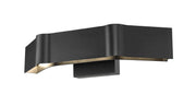 Arcano 1 Light 16.75" Wall Sconce in Matte Black