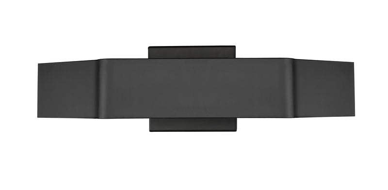 Arcano 1 Light 16.75" Wall Sconce in Matte Black