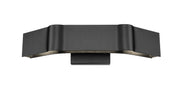 Arcano 1 Light 16.75" Wall Sconce in Matte Black